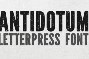 Antidotum: A Grunge Display Font for High-Impact Web Design
