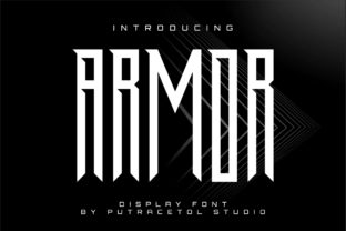 Armor Font for Modern Web Headers and Brand Identity