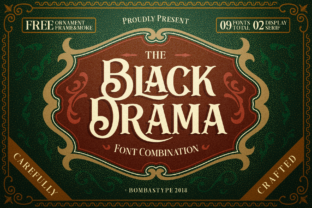 Black Drama: The Premium Display Typeface for Scroll-Stopping Visuals