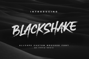 BlackShake: The Textured Typeface for Modern Editorial Design