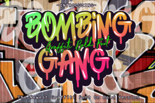 Bombing Gang: The Ultimate Display Typeface for Street-Art Campaigns