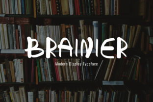 Brainier: A Premium Display Font for Modern Editorial Design