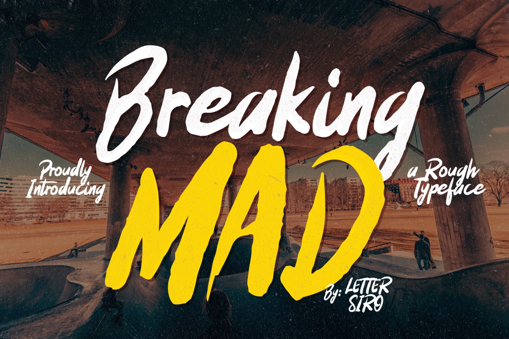 Breaking Mad: The Rustic Display Font for Handmade Brands
