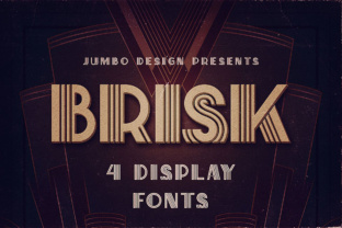 Brisk: A Unique Retro Display Font for Creative Makers