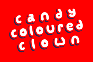 Candy Coloured Clown: A Playful Display Font for Editorial Design
