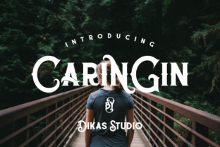 Caringin: The Vintage Display Font for Modern Web Design