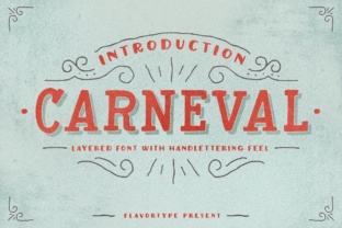 Carneval: The Playful Display Font for Whimsical Handmade Brands