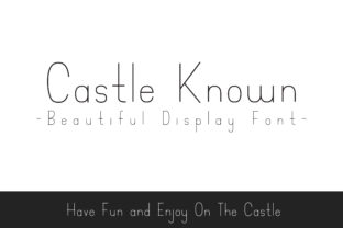 Castle Known: The Minimal Display Font for Scroll-Stopping Branding