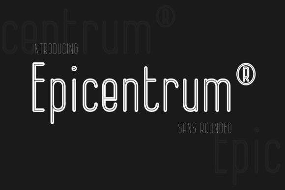 Epicentrum: The Modern Display Font for Handmade Brands