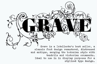 Grave Typeface: The Victorian Display Font for Campaigns