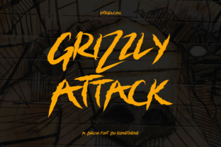 Grizzly Attack: The Ultimate Brush Stroke Font for Bold Campaigns