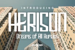 Herison: The Display Typeface That Makes Campaigns Stand Out