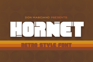 Hornet: The Retro Display Font for Modern Crafters
