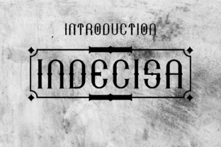 Indecisa: The Vintage Display Font for Handmade Branding
