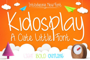 Kidosplay: A Playful Display Font for Fun Branding
