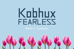 Kobhux Fearless: A Modern Display Typeface for Editorial Design