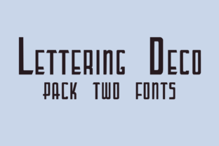 Lettering Deco: A Premium Display Typeface for Bold Branding