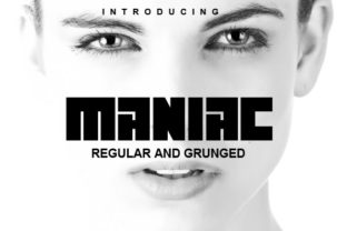Maniac: The Fresh Squarish Techno Display Font for Bold Branding