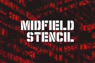 Midfield Stencil: The Bold Typeface for High-Impact Digital Design