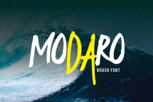 Modaro: The Bold Hand-Drawn Brush Font for Creative Makers