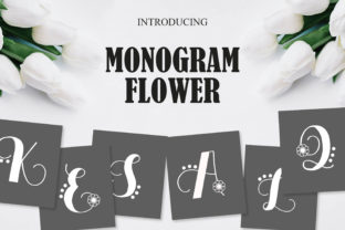 Monogram Flowers: The Elegant Display Typeface for Scroll-Stopping Campaigns