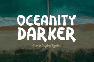 Oceanity Darker Display Font for Bold Handmade Branding