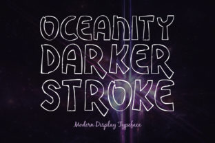 Oceanity Darker Stroke: The Display Font That Elevates Small Business Branding