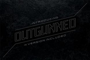 Outgunned Typeface Review: Bold Display Fonts for Branding