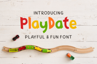 PlayDate: A Fun Display Font for Playful Branding