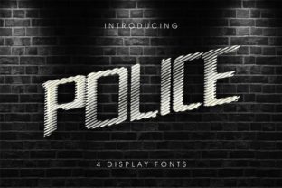 Police Family Typeface Review for Elegant Brand Identity