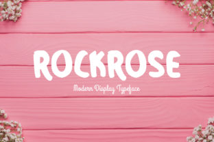 Rockrose: A Premium Display Font for Editorial Design