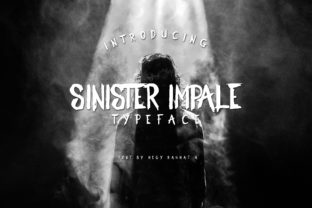 Sinister Impale: The Ultimate Horror Display Font