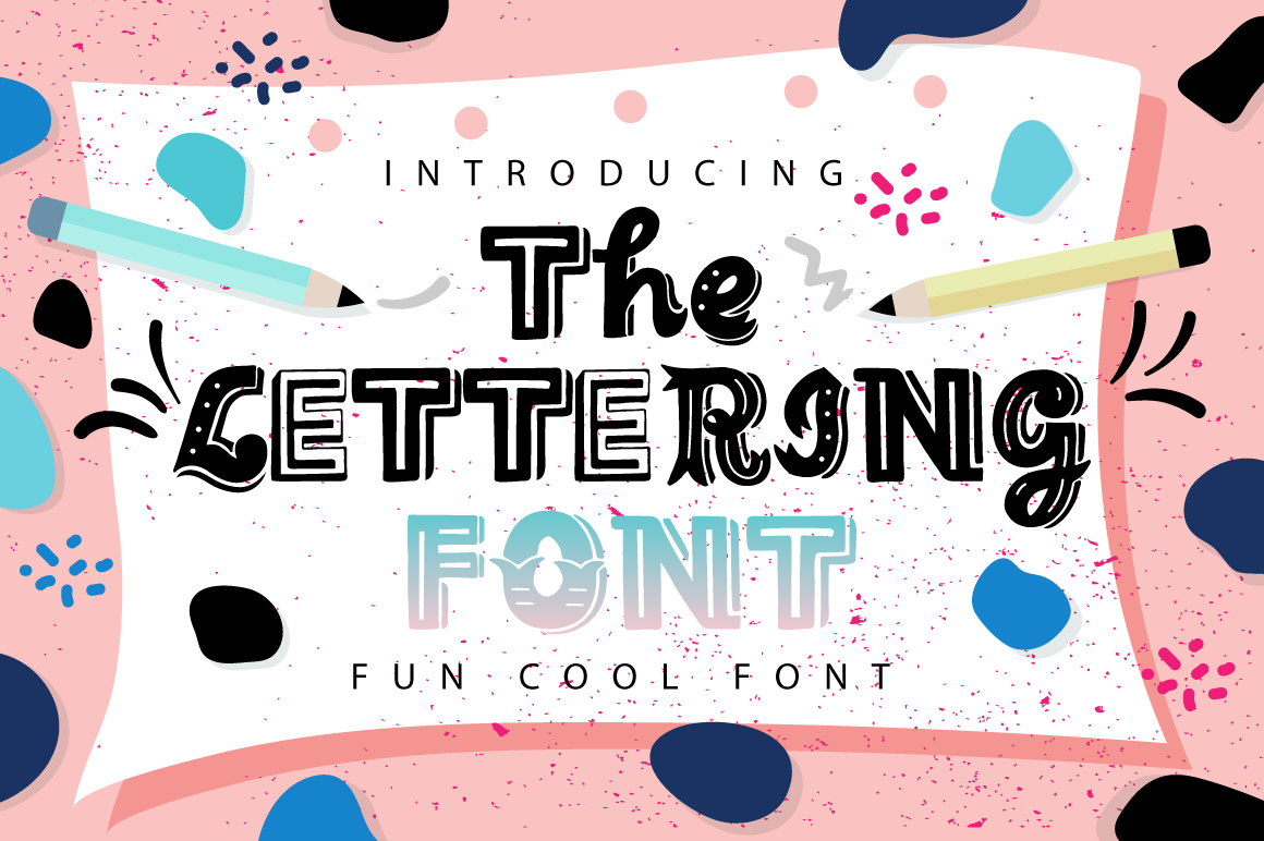 The Lettering: A Premium Display Font for Modern Designers