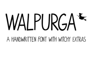 Walpurga: A Witchy Display Font for Quirky Branding
