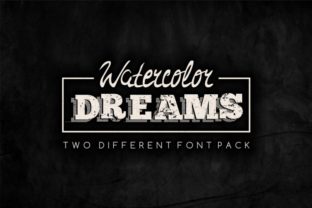 Watercolor Dreams Family: A Unique Display Typeface for Branding