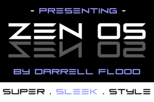 Zen Os Typeface: Elevating Editorial Design with Futuristic Curves