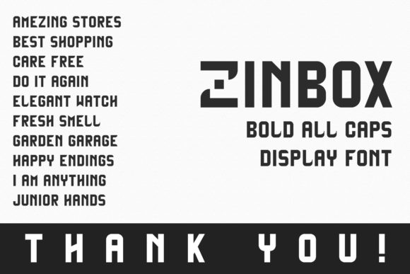 Zinbox: A Clean Display Font for Modern Web Design